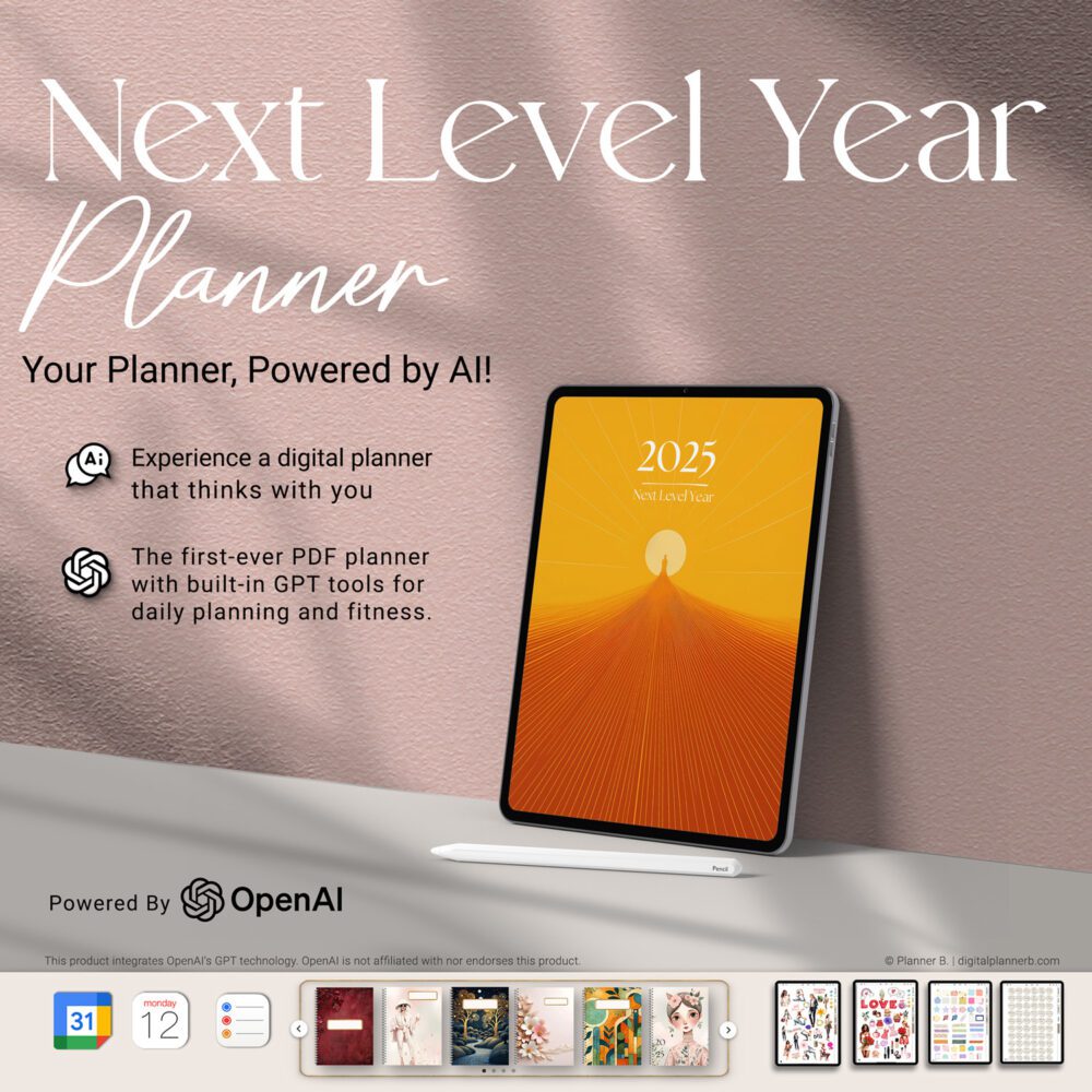 next level year digital planner