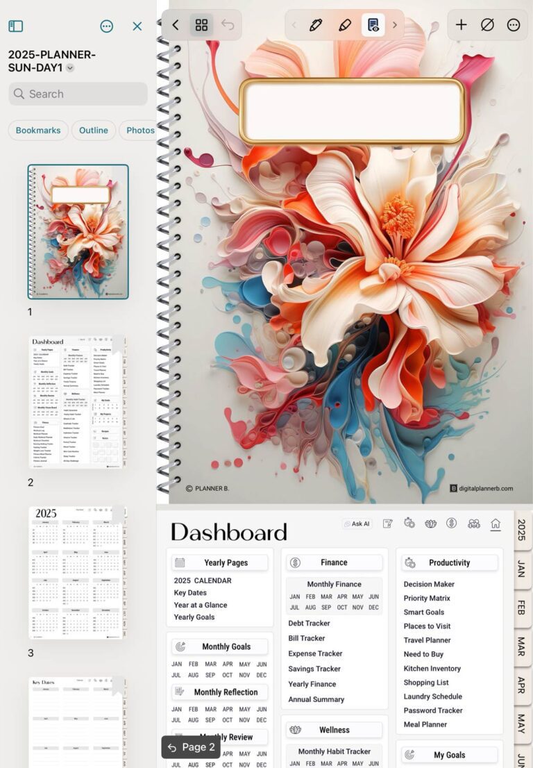 How to change your digital planner cover in Noteshelf