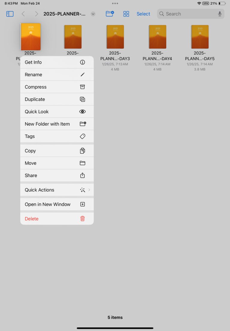 Tutorial on how to import a digital planner into Noteshelf