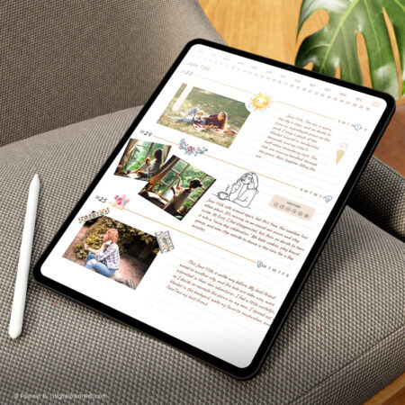 3 years Photo journal tablet view-2