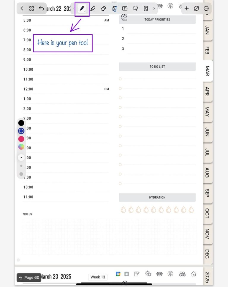 tutorial on how to annotate and adding notes to Noteshelf