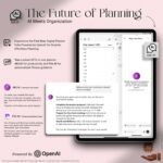 Custom GPTs inside the 2025 Digital Planner – AELIA for life planning and Fitz AI for fitness and nutrition guidance, accessible from daily and wellness pages
