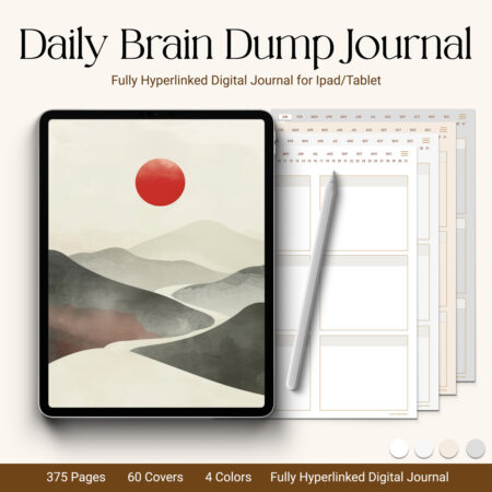 Daily Brain dump journal Grid Layout
