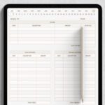 Daily Budget Planner navigation header with clickable links