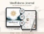 Digital mindfulness journal 835-page including habit trackers, reflection pages, 75+ trackers and Apple Calendar integration