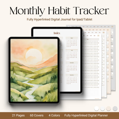 monthly habit tracker