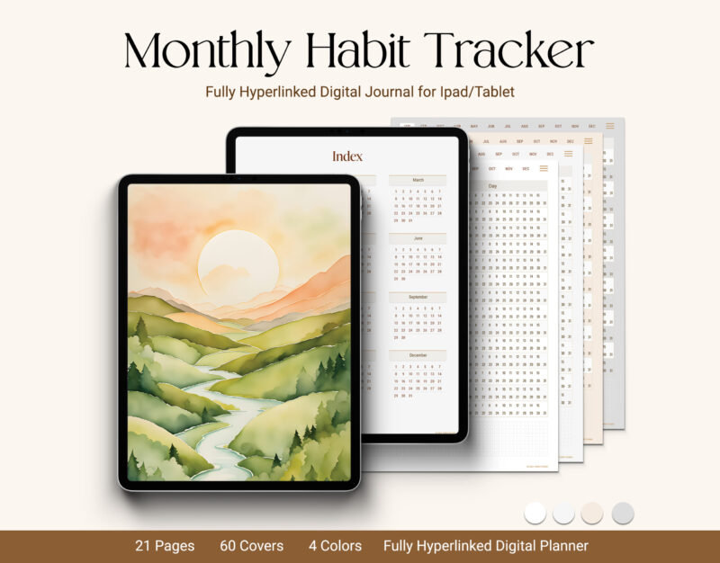 monthly habit tracker