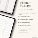 Timebox Pro Digital Planner features overview — 15-minute and 30-minute layouts, hyperlinked pages for iPad