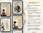 undated black girl planner features