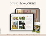 3-year photo journal horizontal